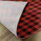 Ambesonne Plaid Place Mats Set of 4, Lumberjack Fashion Buffalo Checks Pattern Retro Style Grid Composition, Washable Fabric Placemats for Dining Table, Standard Size, Orange Black